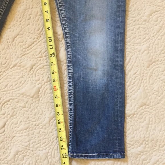 SILVER Tuesday Low Capri Jeans size 29 - Picture 13 of 14